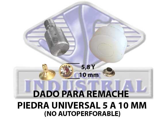 Dados para remache piedra